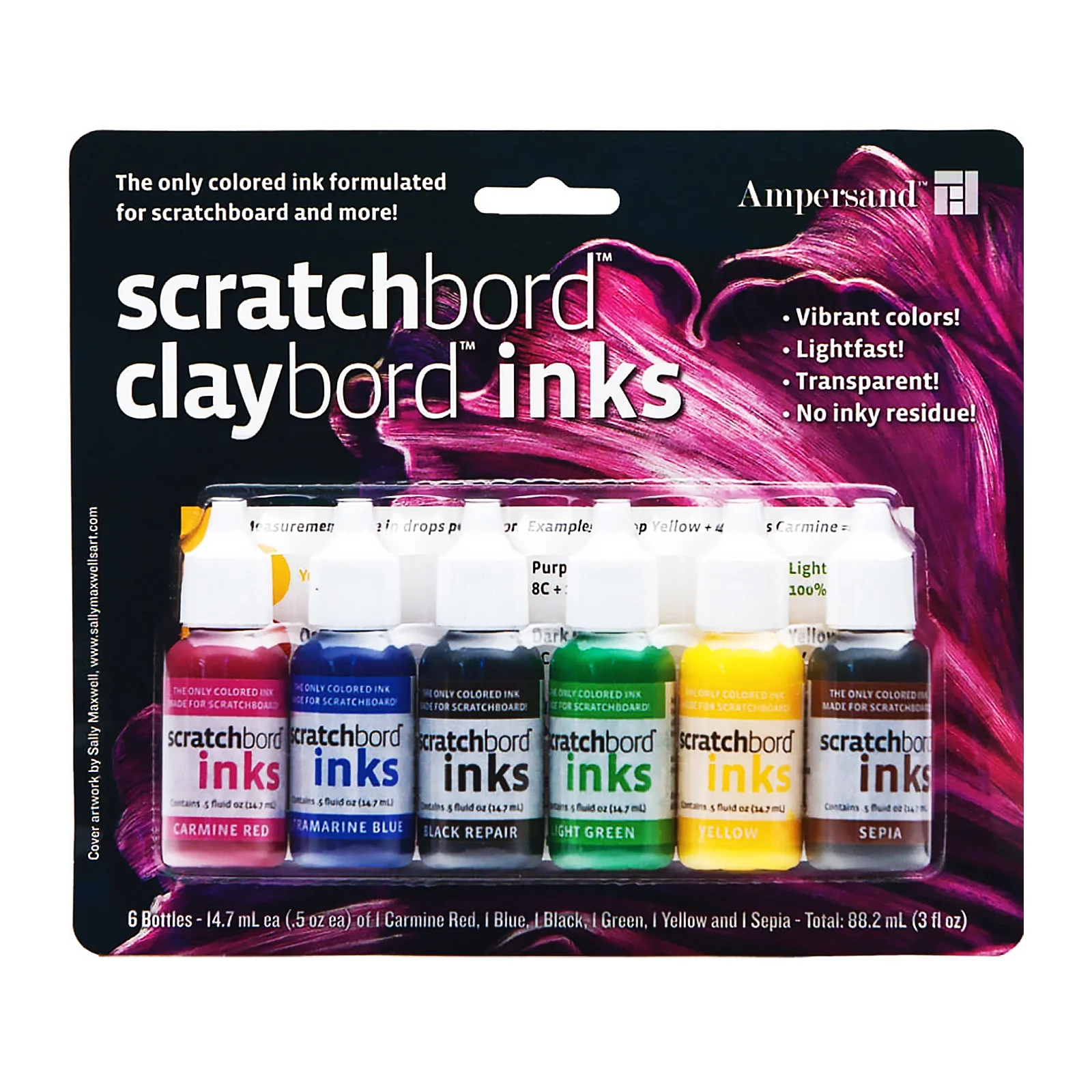 Ampersand Scratchbord/Claybord Ink Set