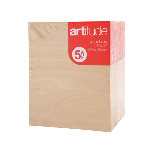 Artitude Artists' Thick Edge Wooden Board Packs - Image 3