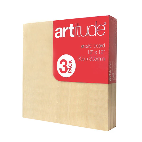 Artitude Artists' Thick Edge Wooden Board Packs - Image 5