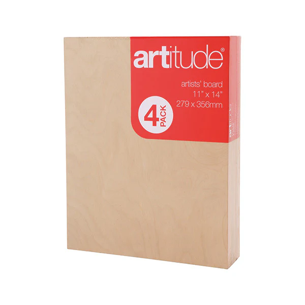 Artitude Artists' Thin Edge Wooden Board Packs - Image 3