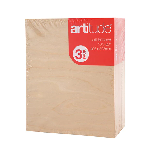 Artitude Artists' Thin Edge Wooden Board Packs - Image 5