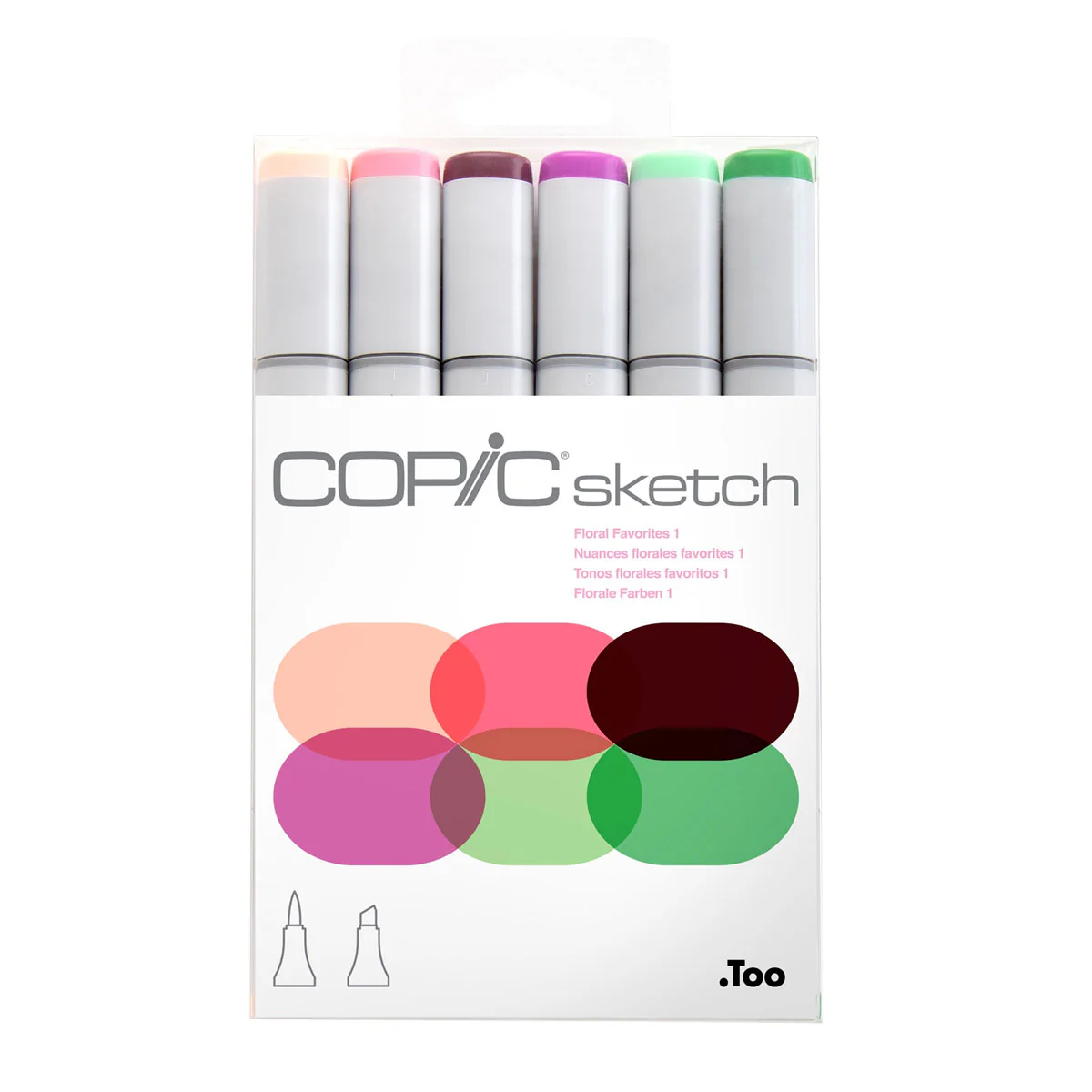 Copic Sketch Marker Set 6 (Floral Favourites 1)