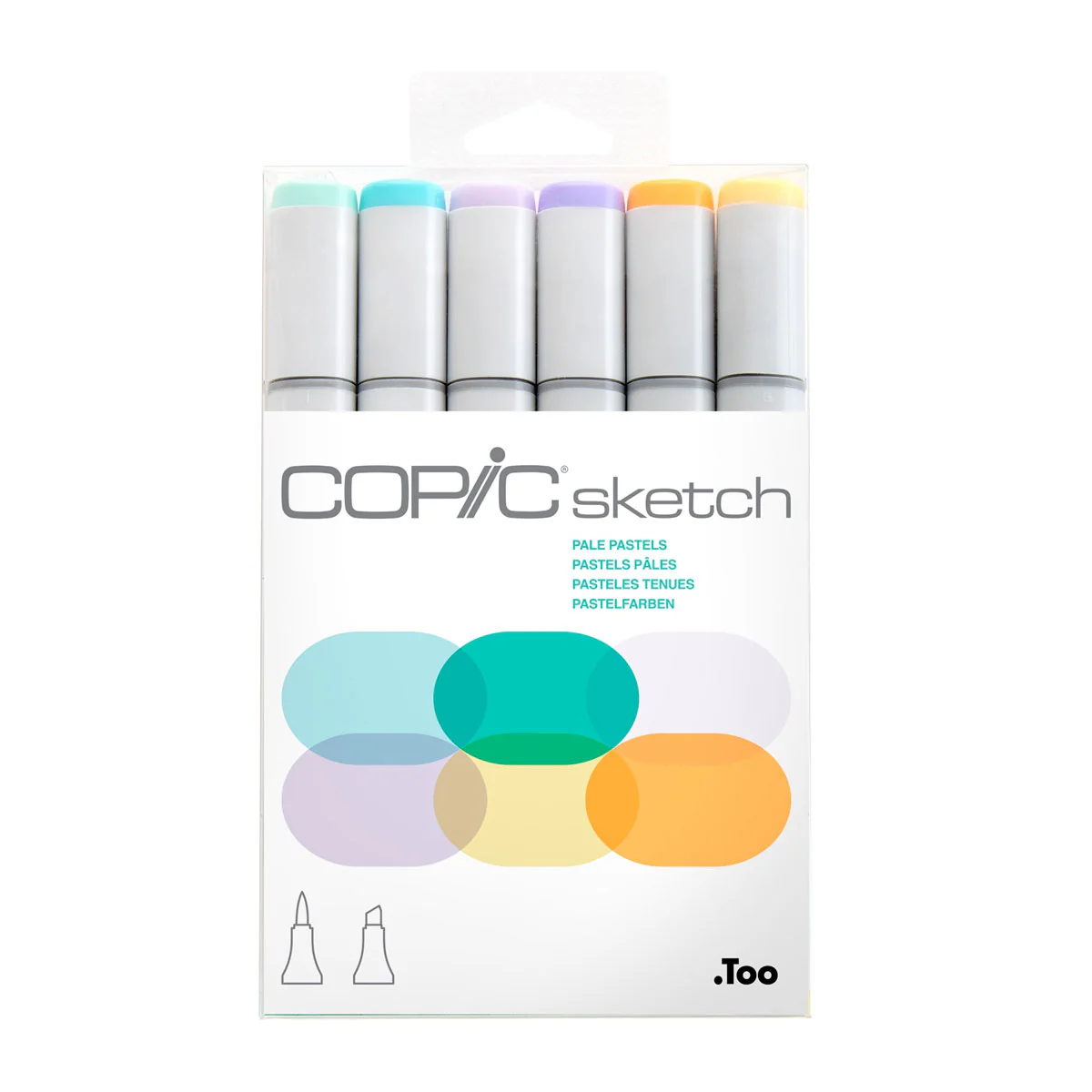 Copic Sketch Marker Set 6 (Pale Pastels)