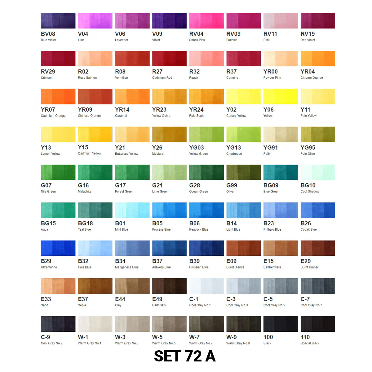 Copic Sketch Marker Set 72 - Image 2