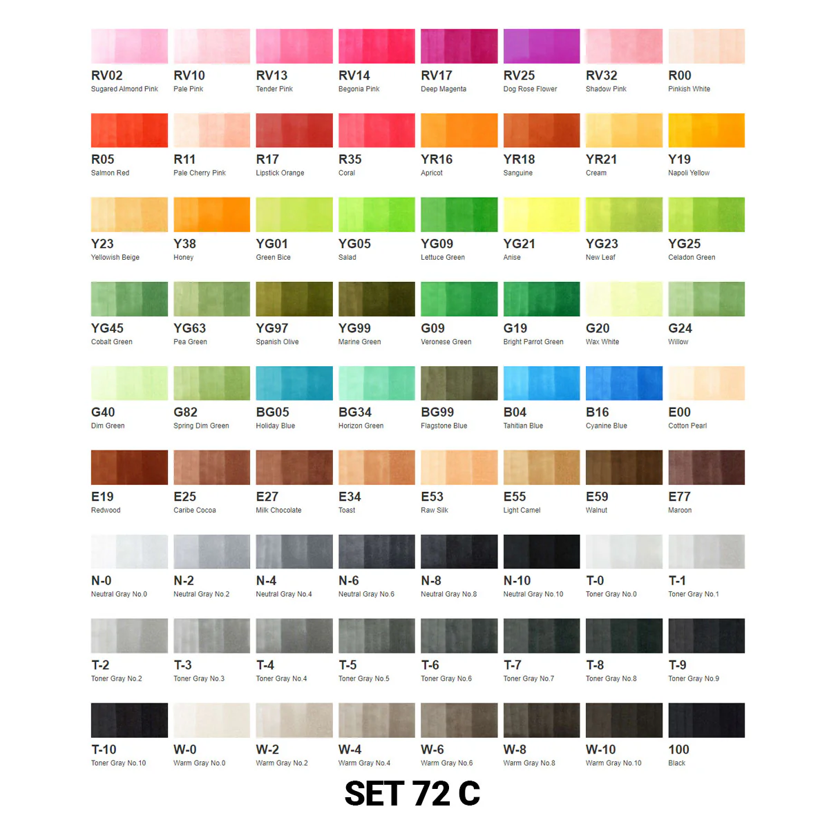 Copic Sketch Marker Set 72 - Image 6