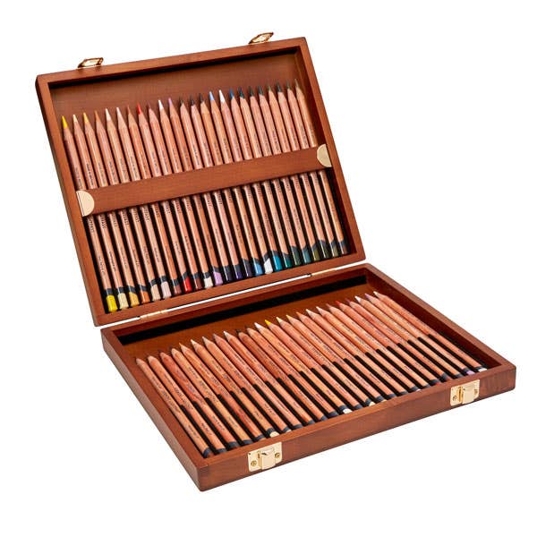 Derwent Lightfast Wooden Box Set of 48 - Image 3