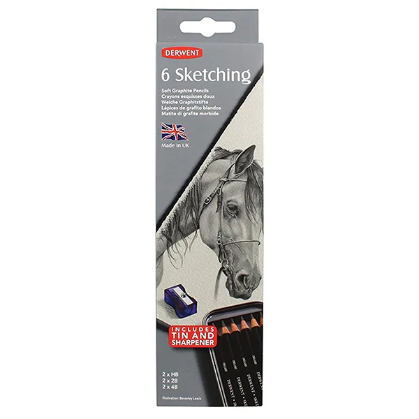 Derwent Sketching Pencils Tin 6
