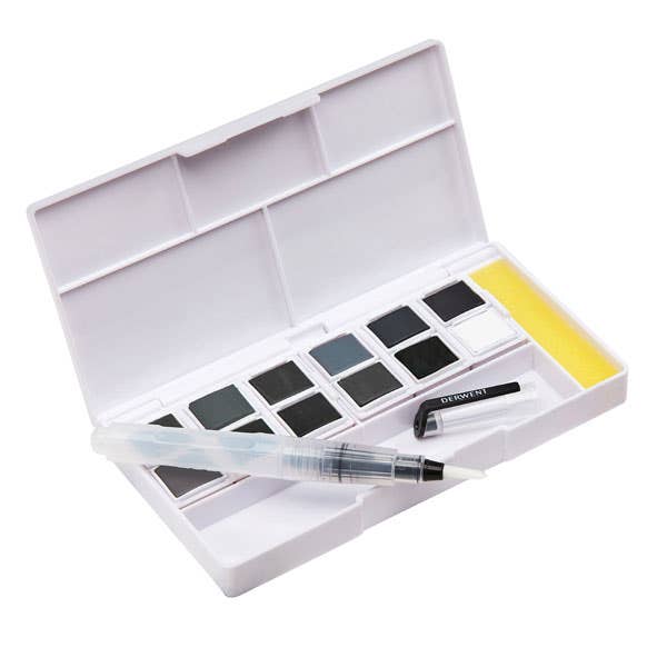 Derwent Tinted Charcoal Paint Pan Set - Image 2