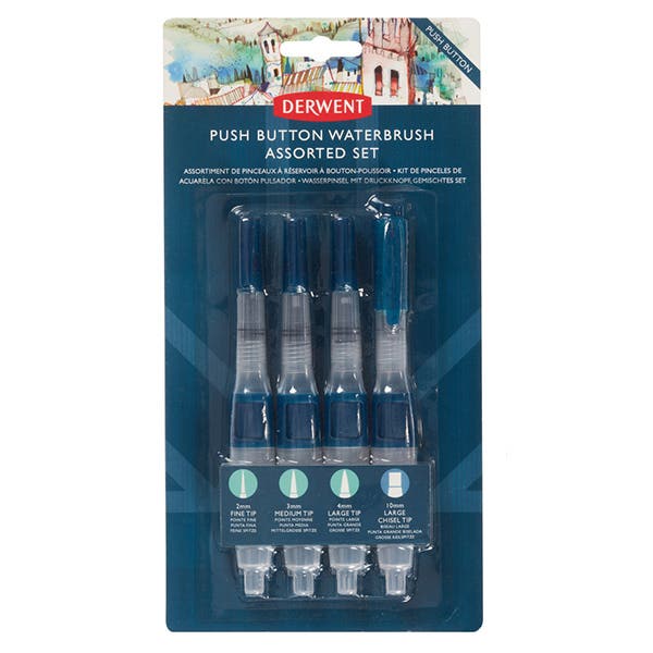 Derwent Waterbrush Set 4