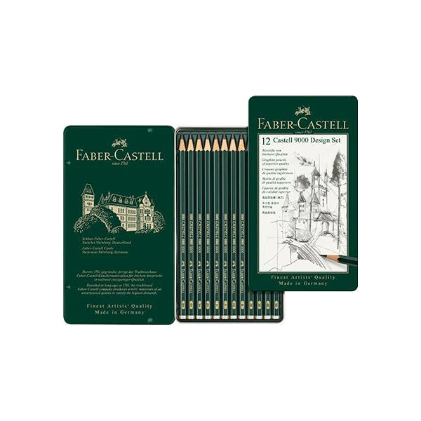 Faber-Castell 9000 Graphite Pencil Design Set - Image 2