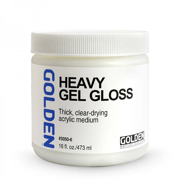 Golden Heavy Gel Medium (Gloss) - Image 2