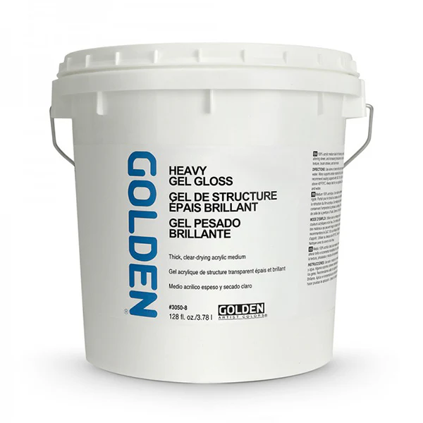 Golden Heavy Gel Medium (Gloss) - Image 4