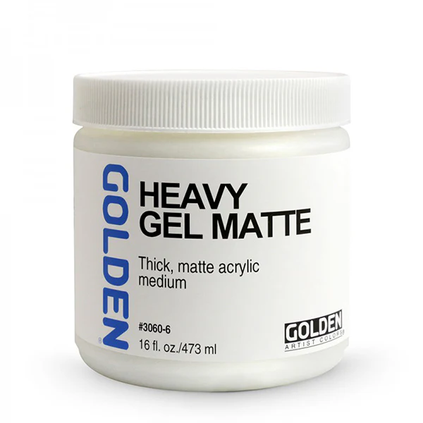 Golden Heavy Gel Medium (Matte) - Image 2
