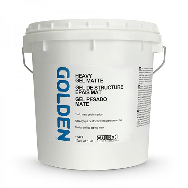 Golden Heavy Gel Medium (Matte) - Image 4