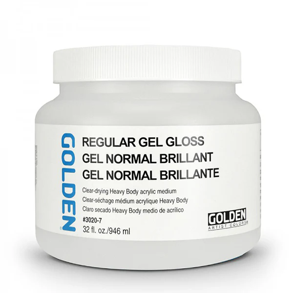 Golden Regular Gel Medium (Gloss) - Image 3