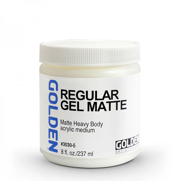 Golden Regular Gel Medium (Matte)