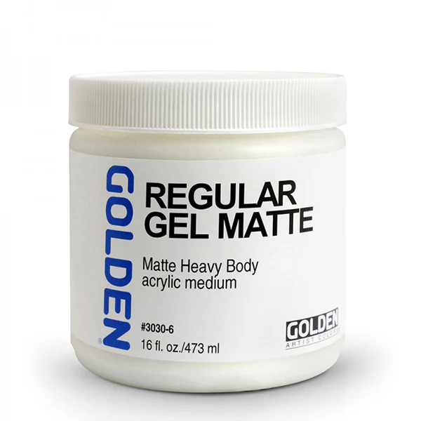 Golden Regular Gel Medium (Matte) - Image 2
