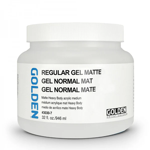 Golden Regular Gel Medium (Matte) - Image 3