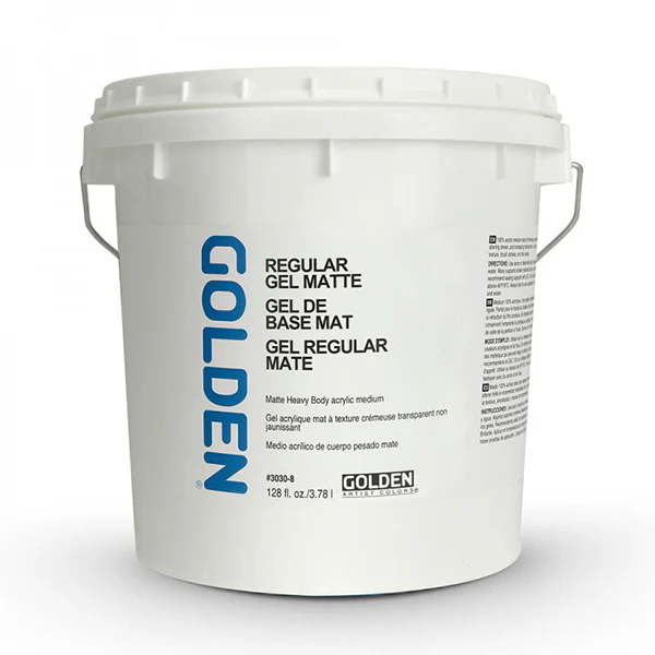 Golden Regular Gel Medium (Matte) - Image 4