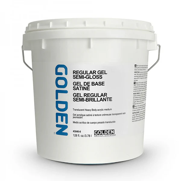 Golden Regular Gel Medium (Semi Gloss) - Image 4