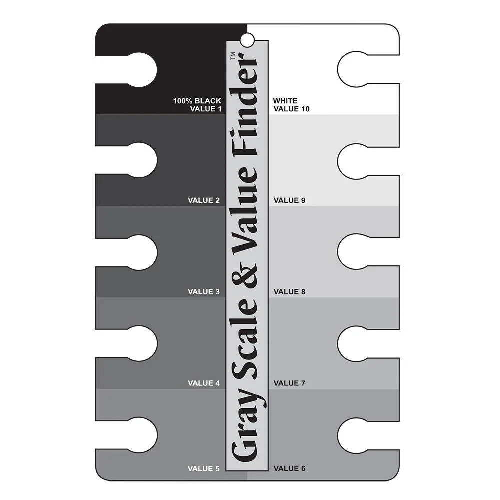 Grey Scale Colour Value Scale