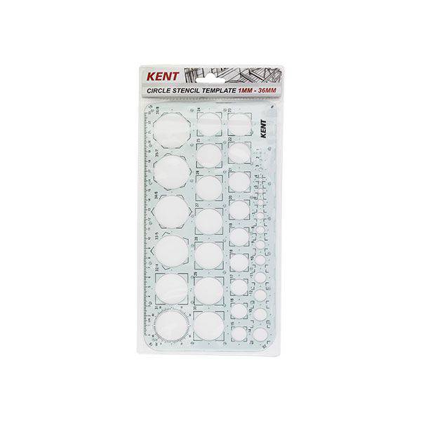 Kent Circle Stencil Template 1mm - 36mm