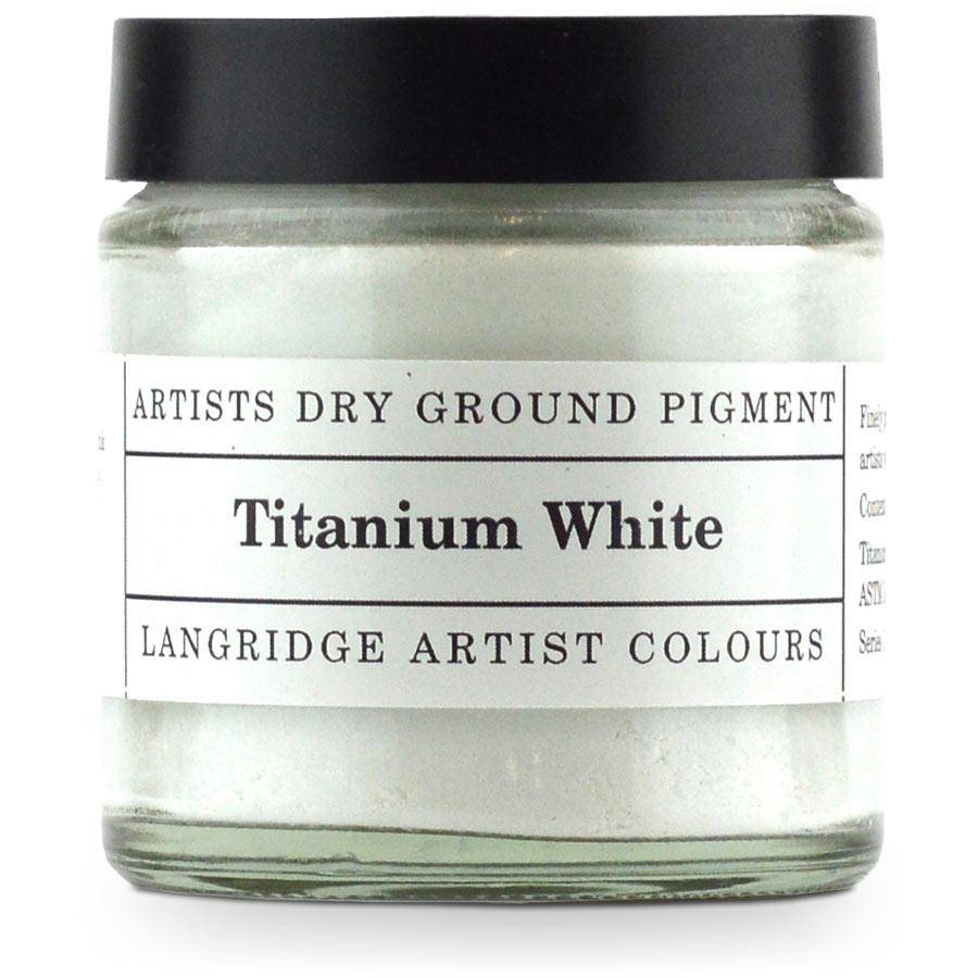 Langridge Artist Dry Ground Titanium White Pigment 500ml