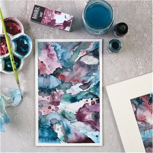 Liquitex Professional Acrylic Inks Muted Collection Set - Image 7