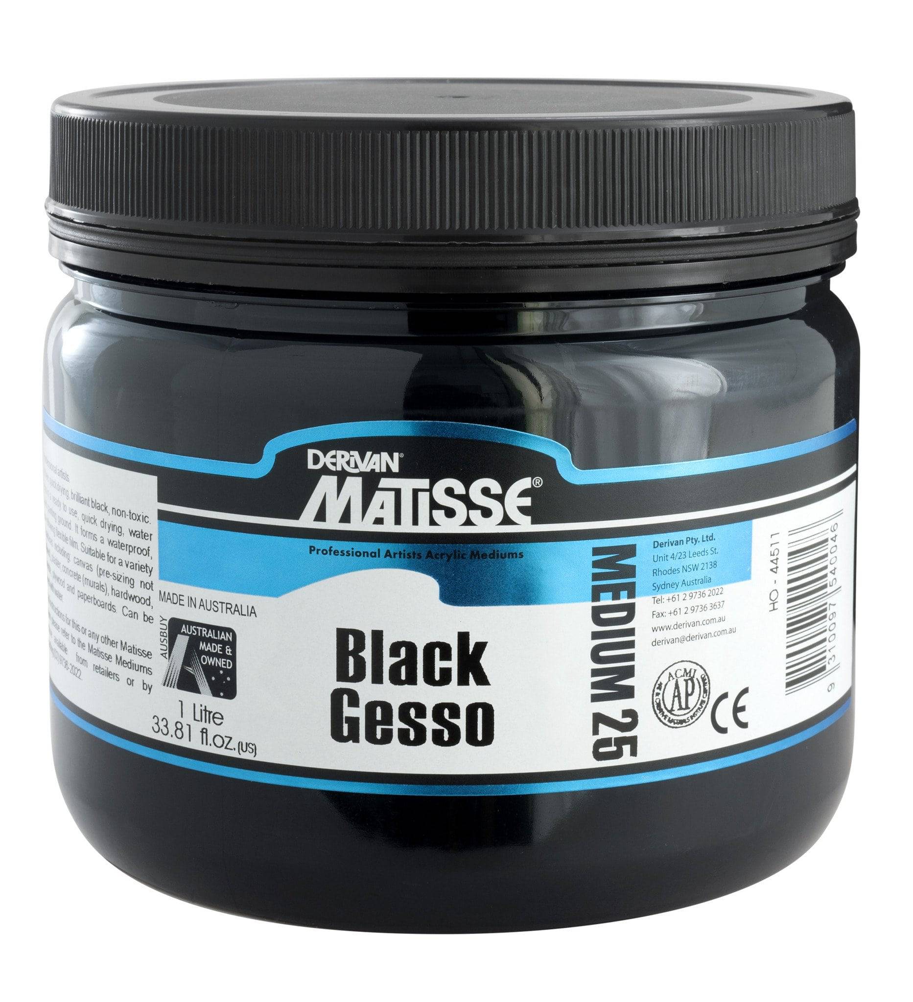 Matisse Artist Black Gesso