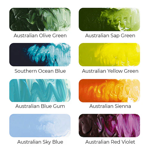 Matisse Flow 75ml Australian Colours Set Of 10 - Image 3