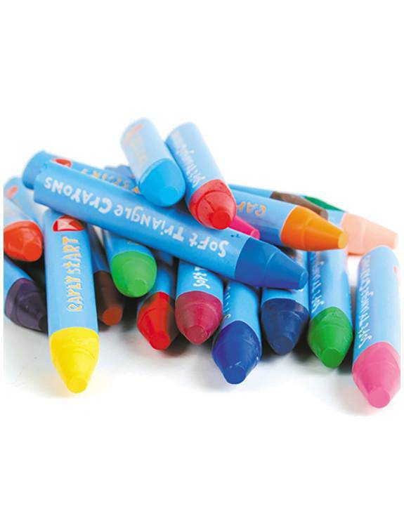 Micador Early Start Soft Triangle Crayons Pack 24 - Image 2