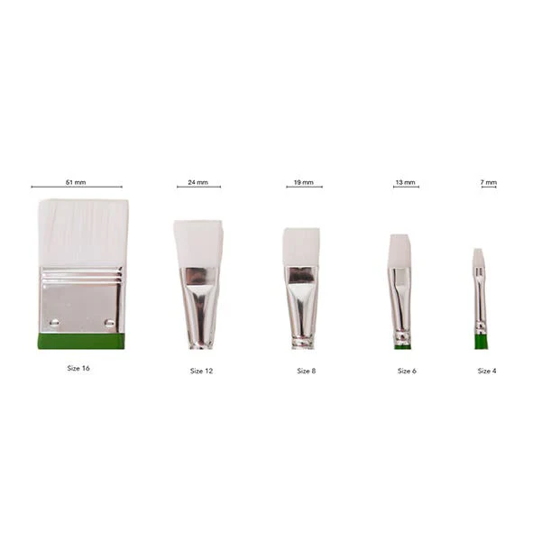 Micador For Artists Achiever Flat Brushes - Image 5