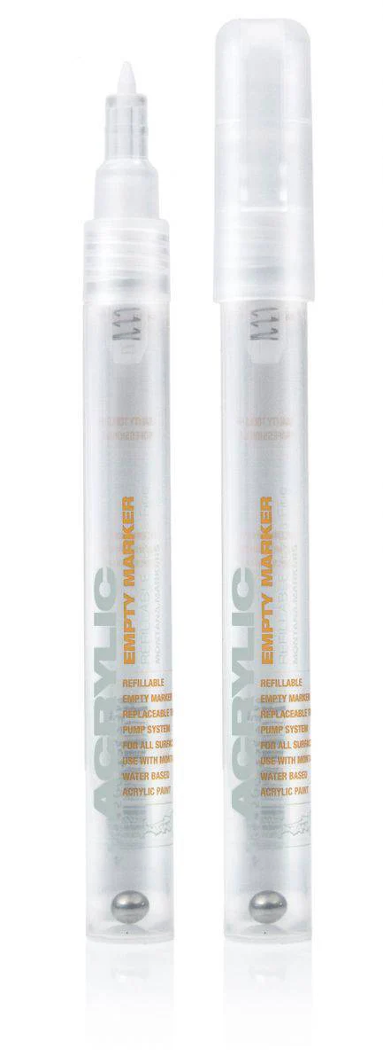 Montana Acrylic Empty Refillable Markers