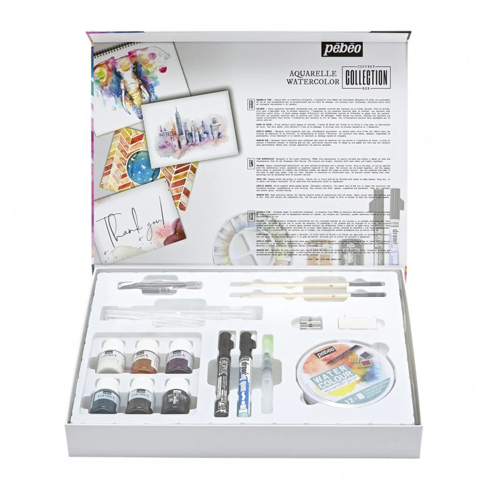 Pebeo Aquarelle Watercolour Collection Box - Image 2