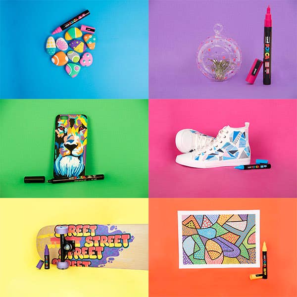 Posca Marker Broad (PC-8K) Metallic Set 8 - Image 2