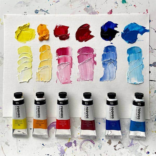 Reeves Fine Artist Oil Paints 50ml - Image 2