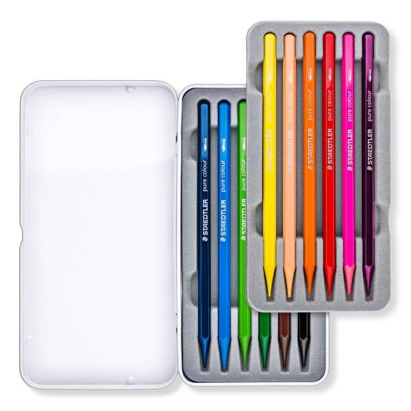 STAEDTLER Full Watercolour Pencil Tin Set - Image 2