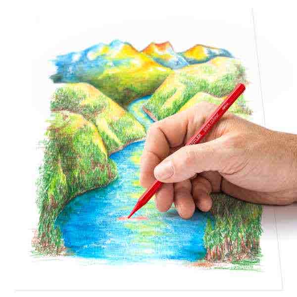 STAEDTLER Full Watercolour Pencil Tin Set - Image 4