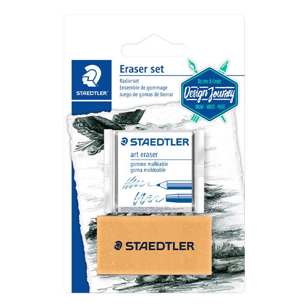 STAEDTLER Kneadable and Gum Art Eraser Set