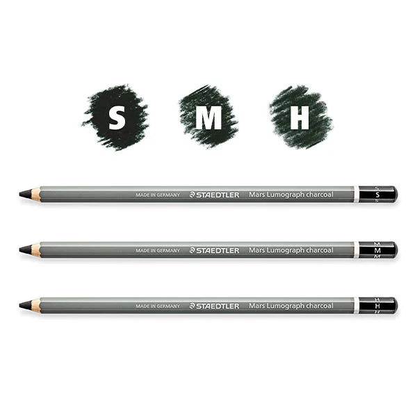 STAEDTLER Mars Lumograph Charcoal Pencil Set - Image 2