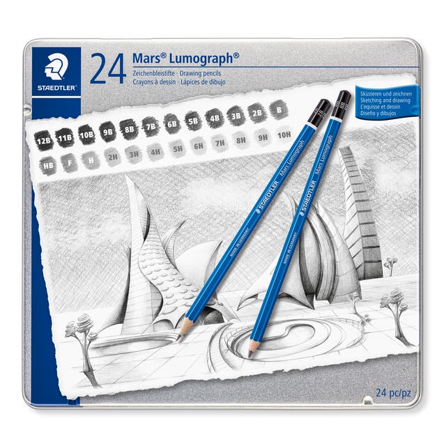 STAEDTLER Mars Lumograph Pencil Set 24