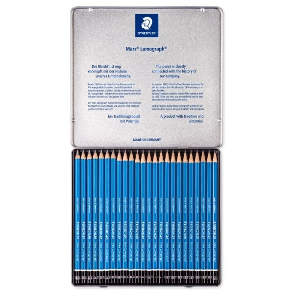 STAEDTLER Mars Lumograph Pencil Set 24 - Image 2