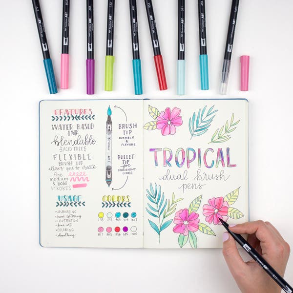 Tombow Dual Brush Pen Sets of 10 - Image 15