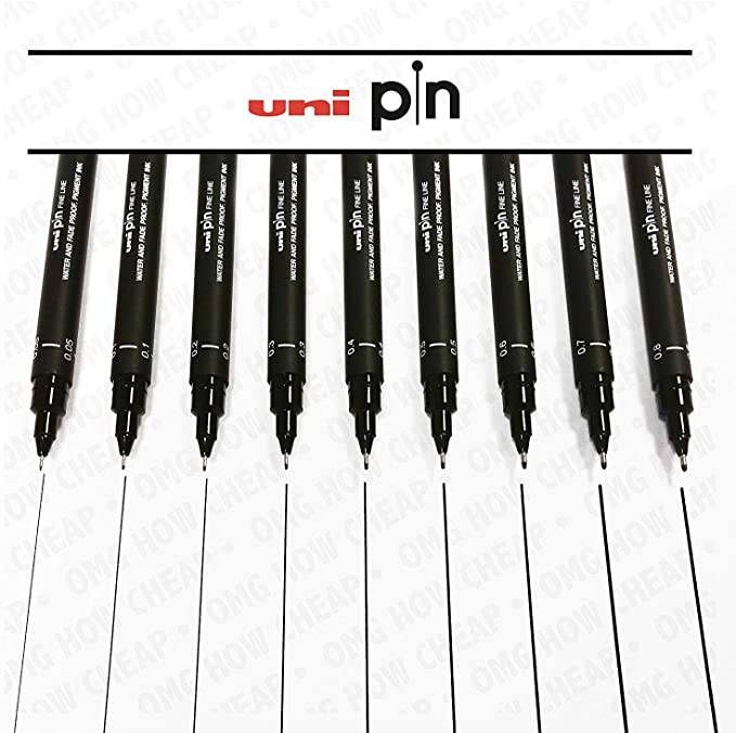 Uni Pin Fineliners - Image 2