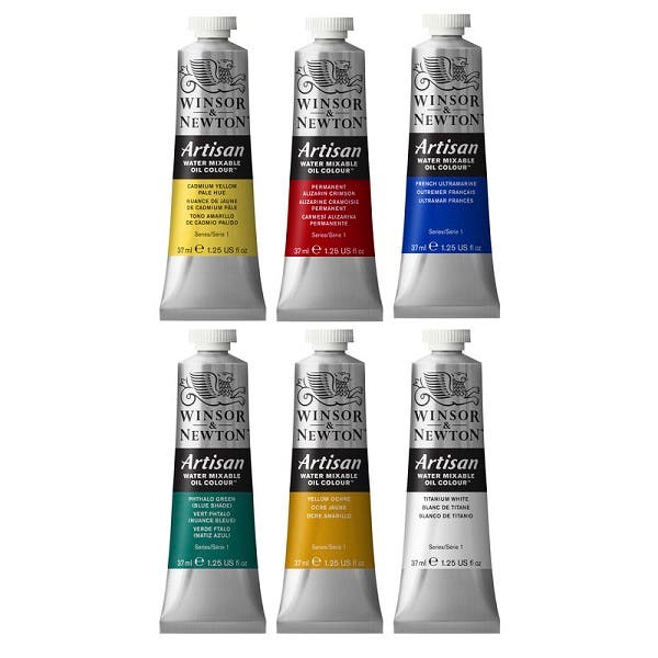 Winsor & Newton Artisan Water Mixable Oil Colour Beginner Set - Image 3