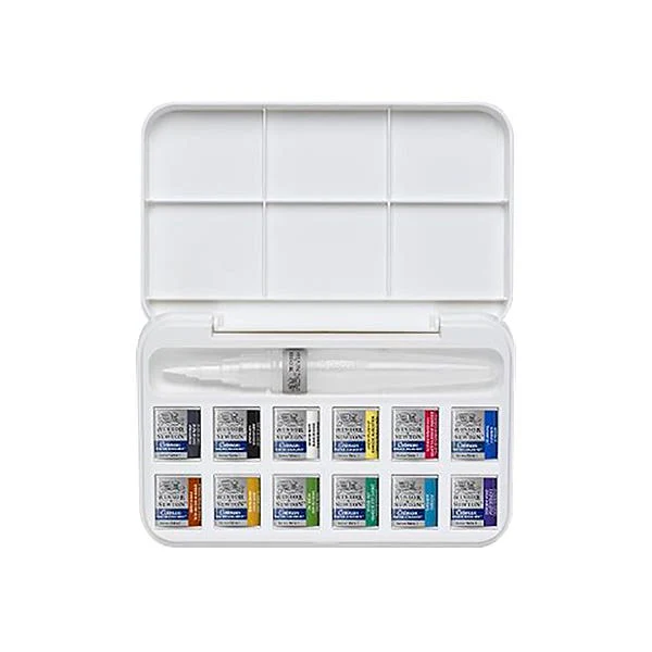 Winsor & Newton Cotman Half Pan And Brush Pen Set - Image 3