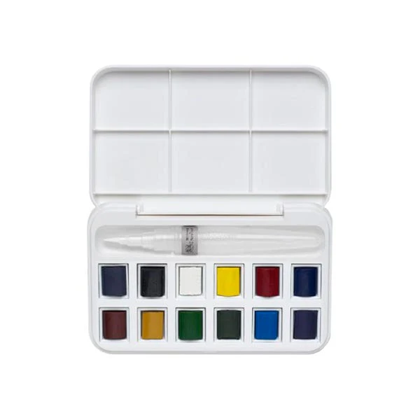 Winsor & Newton Cotman Half Pan And Brush Pen Set - Image 4