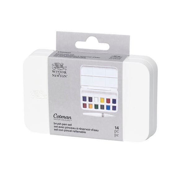 Winsor & Newton Cotman Half Pan And Brush Pen Set - Image 5