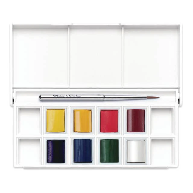 Winsor & Newton Cotman Half Pan Watercolour Pocket Set (Floral) - Image 3