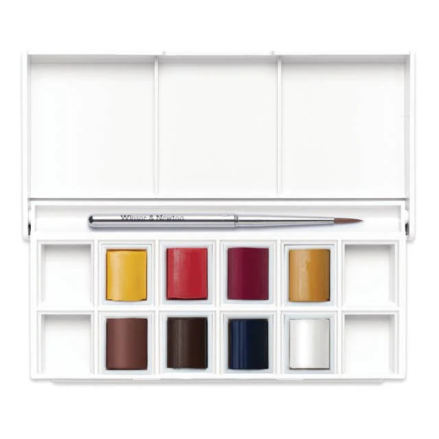 Winsor & Newton Cotman Half Pan Watercolour Pocket Set (Portrait) - Image 3